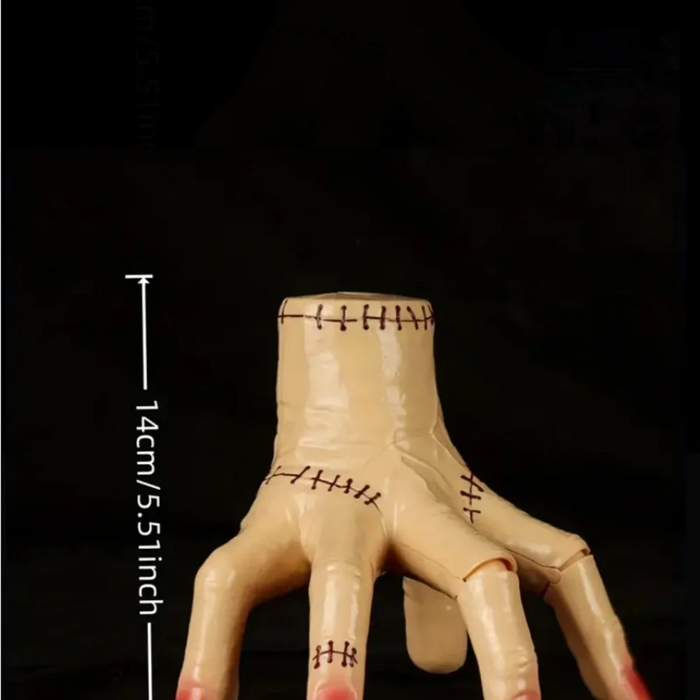 Electric Wednesday Addams “Thing” Hand – LED Lights, Music & Crawling Motion